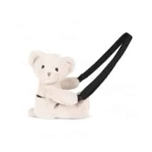 SAC DOUDOU OURS IVOIRE - DOUDOU ET COMPAGNIE