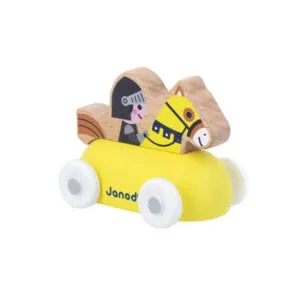 VOITURE EN BOIS CHEVALIER ROULANT ROYAUME ENCHANTE CROSS ROADS - JANOD