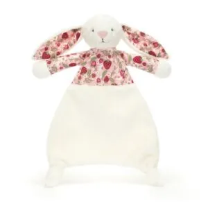 DOUDOU LAPIN OREILLES TISSU FLEURI FRAISES - JELLYCAT