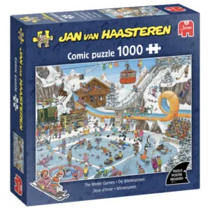 PUZZLE JAN VAN HAASTEREN : JEUX D'HIVER - 1000 PIECES