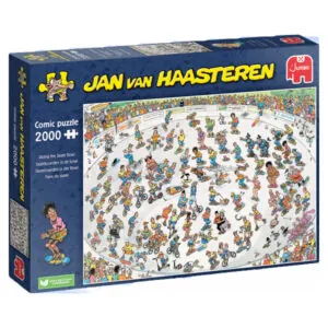 PUZZLE JAN VAN HAASTEREN : FAIRE DU SKATE - 2000 PIECES