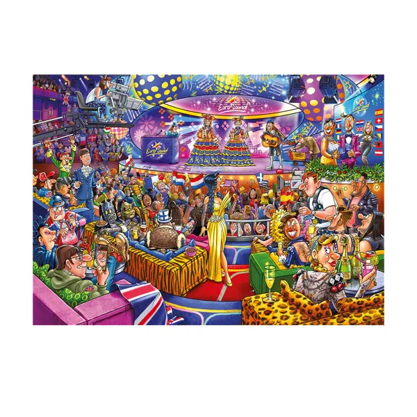 PUZZLE WASGIJ - MYSTERY 25 : EUROSOUND CONTEST - 1000 PIECES – Image 2