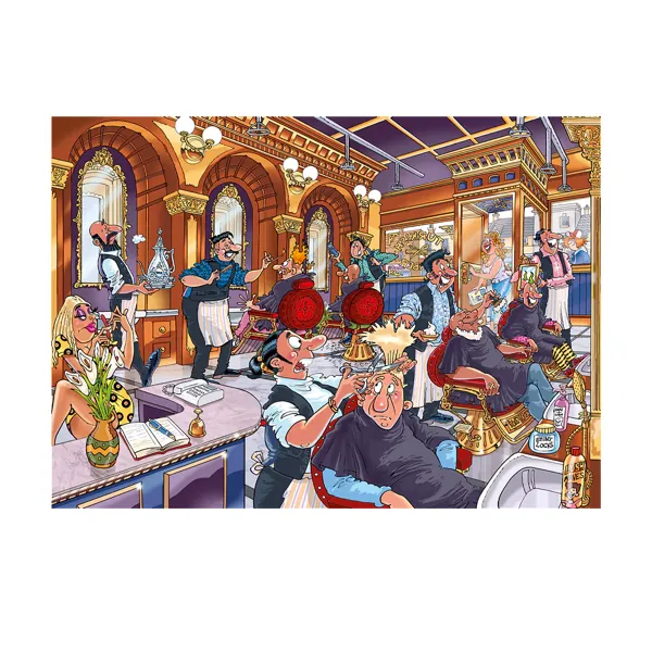 PUZZLE WASGIJ - MYSTERY 27 : UN RASAGE DE TRES TRES PRES - 1000 PIECES – Image 2
