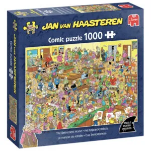 PUZZLE JAN VAN HAASTEREN : LA MAISON DE RETRAITE - 1000 PIECES