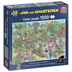 PUZZLE JAN VAN HAASTEREN : LE RECENSEMENT ANNUEL DES OISEAUX - 1000 PIECES