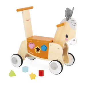 PORTEUR EN BOIS ANE - JANOD
