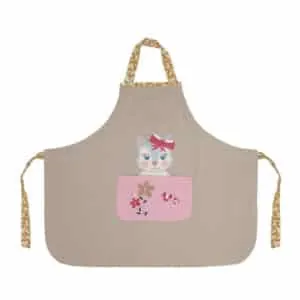 TABLIER COPAINS D'ABORD - MADAME CHAT - L'OISEAU BATEAU