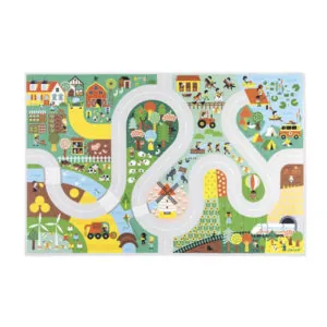 TAPIS AVEC CIRCUIT CAMPAGNE CROSS ROADS - JANOD