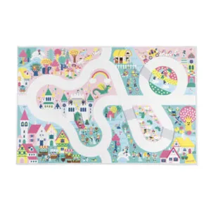 TAPIS AVEC CIRCUIT ROYAUME ENCHANTE CROSS ROADS - JANOD