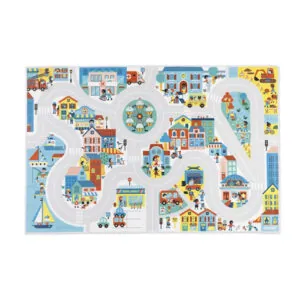 TAPIS AVEC CIRCUIT VILLE CROSS ROADS - JANOD