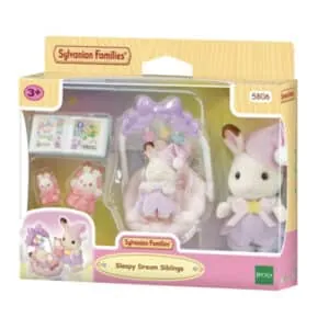 COUCHER DES SOEURS LAPIN CHOCOLAT - SYLVANIAN FAMILIES