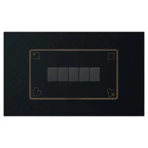 TAPIS DE POKER - 60 x 100 mm - NOIR