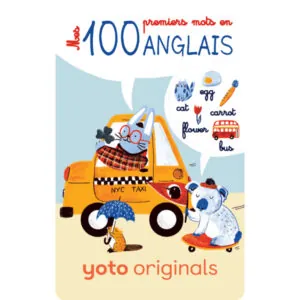 CARTE YOTO : MES 100 PREMIERS MOTS EN ANGLAIS - 3/14 ANS