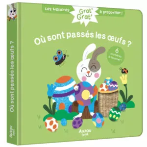 LIVRE A TOUCHER GRAT GRAT OU SONT PASSES LES OEUFS - AUZOU