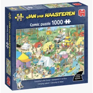 PUZZLE JAN VAN HAASTEREN : CAMPING NATURE - 1000 PIECES