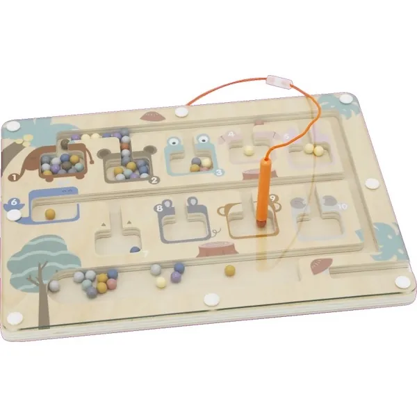 TABLEAU MAGNETIQUE ANIMAUX COULEURS ET COMPTER - TROUSSELIER – Image 2