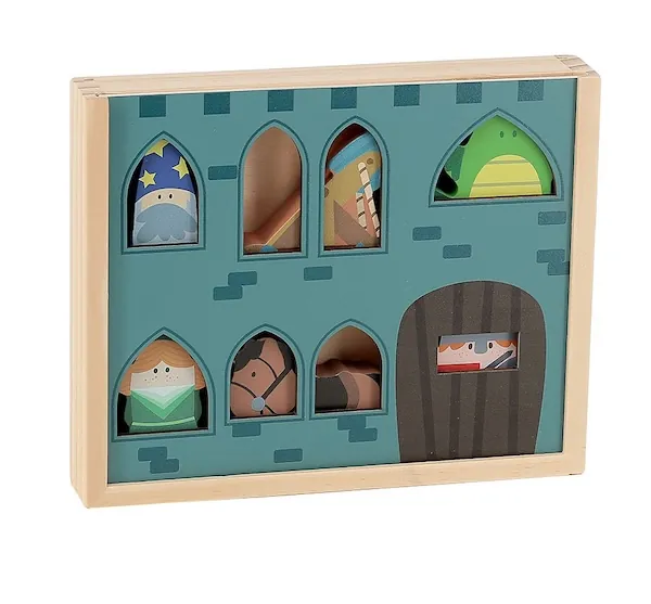 FIGURINES EN BOIS MES HISTOIRES DE CHATEAU-FORT - VILAC – Image 2