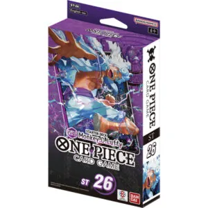 ONE PIECE TCG - STARTER DECK PURPLE : BLACK - ST26 - MONKEY D. LUFFY (VO)