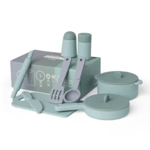 SET CUISINE SILICONE VERT - LITTLE L