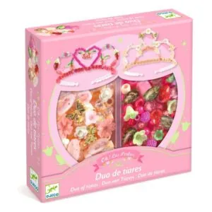 COFFRET BIJOUX DUO - TIARES ROSES - DJECO