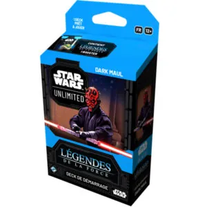 STAR WARS UNLIMITED - LÉGENDES DE LA FORCE - DECK DE DÉMARRAGE - DARK MAUL