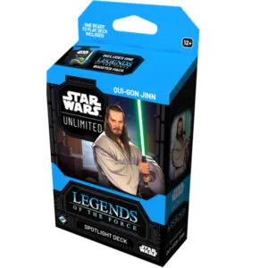 STAR WARS UNLIMITED - LÉGENDES DE LA FORCE - DECK DE DÉMARRAGE - QUI-GON JINN