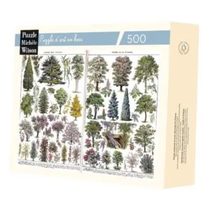PUZZLE BOIS WILSON - A. MILLOT : ARBRES D'ORNEMENT - 500 PIECES