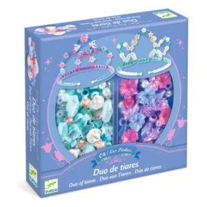 COFFRET BIJOUX DUO - TIARES BLEUES - DJECO
