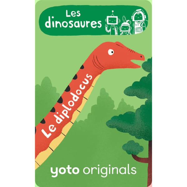 Lecteur Musique Enfant Yoto Pack Les Explorobots - Les Dinosaures, 8 Livres Audio Pour Enfant En Français à écouter Sur Conteuse Et Boîte à Histoires Pour Enfant Yoto Player Et Mini, Premiers