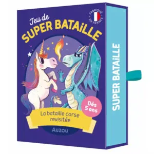 JEUX CARTES JEU SUPER BATAILLE - AUZOU