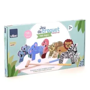 CROQUET EN BOIS ANIMAUX - MICHELLE CARLSLUND - VILAC