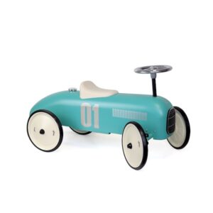 PORTEUR VOITURE METAL VINTAGE AQUA - VILAC