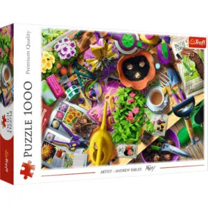 PUZZLE TREFL - A. FARLEY : JARDINAGE - 1000 PIECES