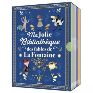 LIVRES MA JOLIE BIBLIOTHEQUE DES FABLES DE LA FONTAINE - AUZOU