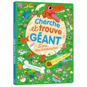 LIVRE CHERCHE ET TROUVE GEANT - L'ERE DES DINOSAURES - AUZOU