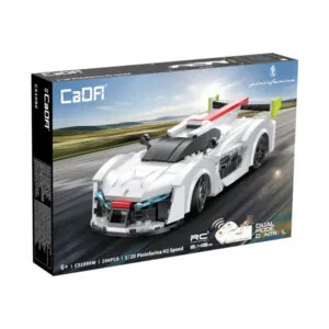 KIT DE CONSTRUCTION CADA VOITURE DE COURSE 1:20 - PININFARINA H2 SPEED RC - 296 PIECES