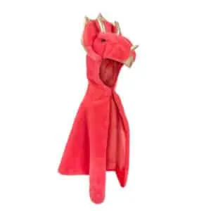 CAPE DE TRICERATOPS DOUCE ET CALINE ROUGE 3/4 ANS - GREAT PRETENDERS