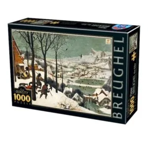 PUZZLE D-TOYS - BREUGHEL : CHASSEURS DANS LA NEIGE - 1000 PIECES