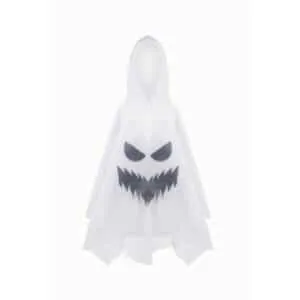 PONCHO A CAPUCHE FANTOME MALEFIQUE 5/6 ANS - GREAT PRETENDERS