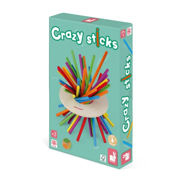 JEU D'ADRESSE - CRAZY STICKS - JANOD