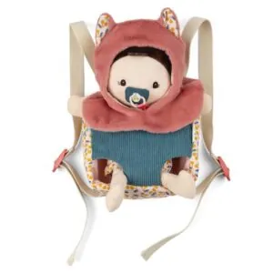 POUPEE JEANNE ET SON PORTE BEBE - LILLIPUTIENS