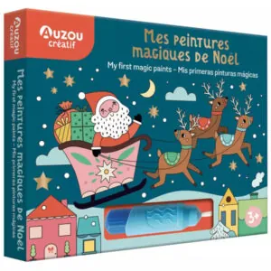 MON COFFRET D'ARTISTE - MES PREMIERES PEINTURES MAGIQUES DE NOEL - AUZOU