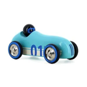 VOITURE OLD SPORT COMPET BLEU TURQUOISE - VILAC
