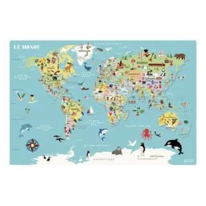 CARTE DU MONDE MAGNETIQUE - INGELA P.ARRHENIUS - VILAC