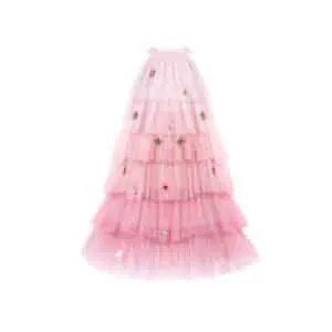 ROBE DE SAPIN DE NOEL ROSE AVEC COIFFE 5/6 ANS - GREAT PRETENDERS