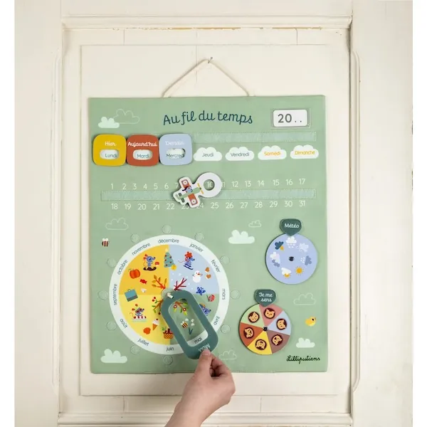 CALENDRIER AU FIL DU TEMPTS VERT - LILLIPUTIENS – Image 3