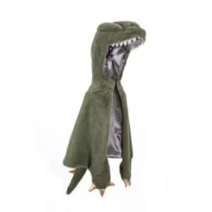 CAPE DE T-REX DOUCE ET CALINE VERTE 3/4 ANS - GREAT PRETENDERS