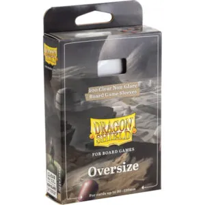 DRAGON SHIELD SLEEVES FOR BOARD GAME - OVERSIZE - 80 x 120 mm (100)