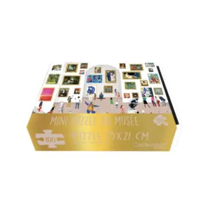 MINI PUZZLE CARTES D'ART : AU MUSEE - 100 PIECES