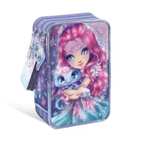 TROUSSE PAPETERIE A 3 COMPARTIMENT CRISTALIA ET AGATHA - NEBULOUS STARS